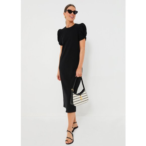 Pomander Place Short Sleeve Vesty Midi Dress - Picture 1 of 12